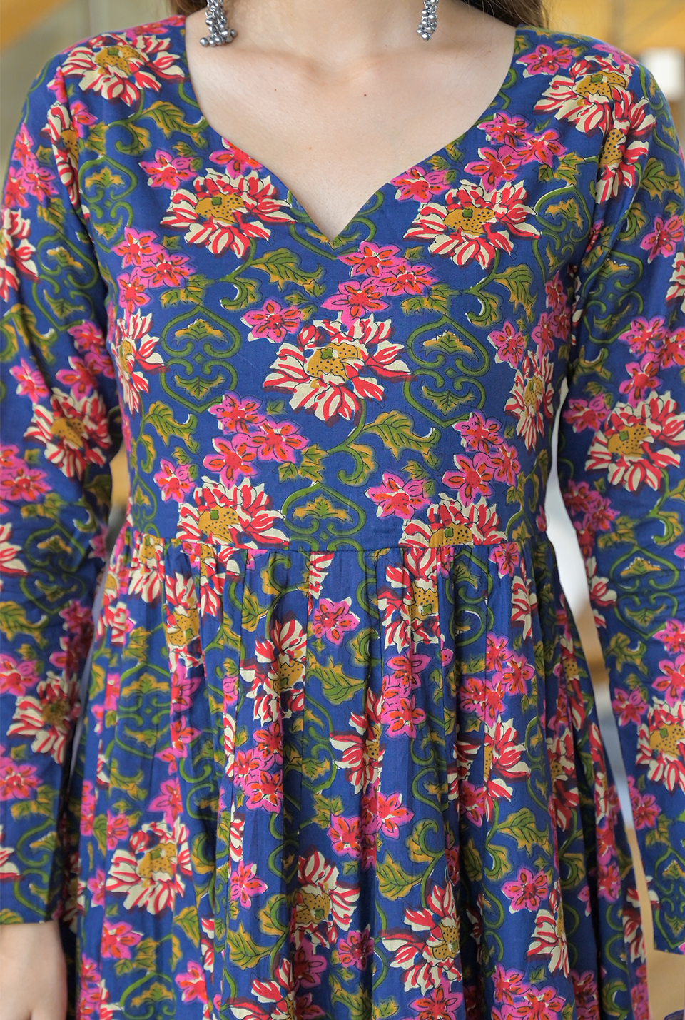Khushi Blue floral suit set