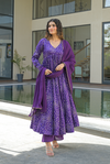 Mehek purple suit set