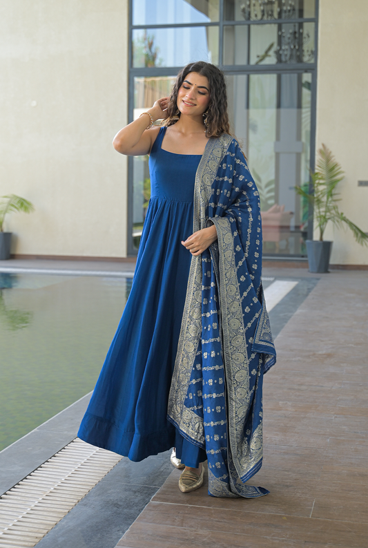 Zoya Muslin Maxi Set