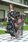 Barkha Black Georgette Suit Set