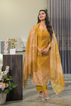 Shivaya yellow organza kurta set