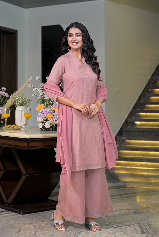 Dhriti organza suit set