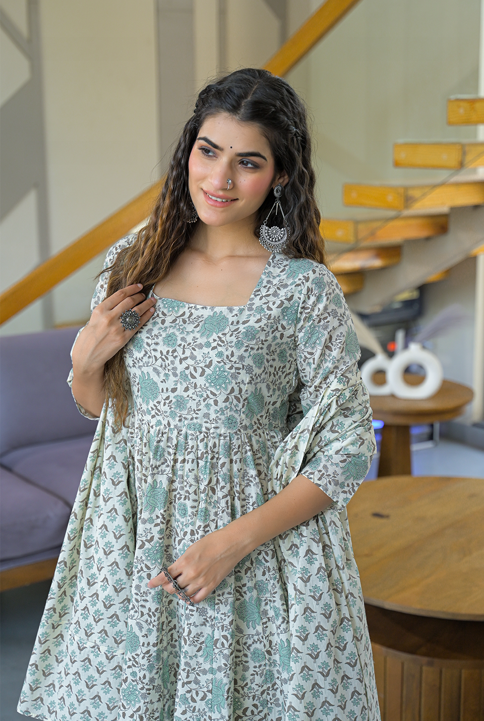 Narmada cotton suit set