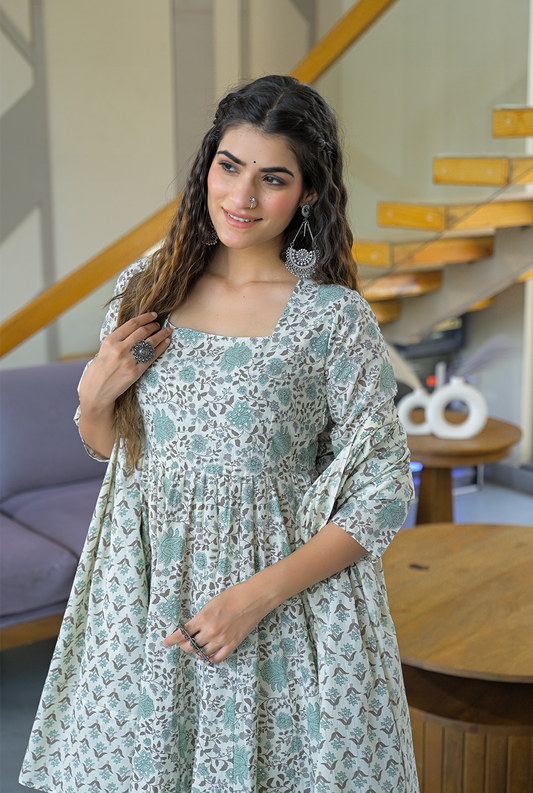 Narmada cotton suit set