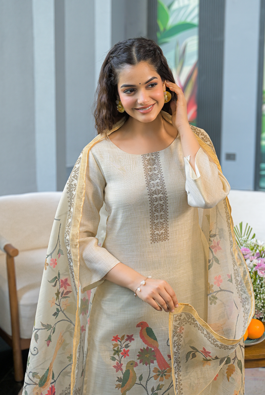 Karuna straight kurta set