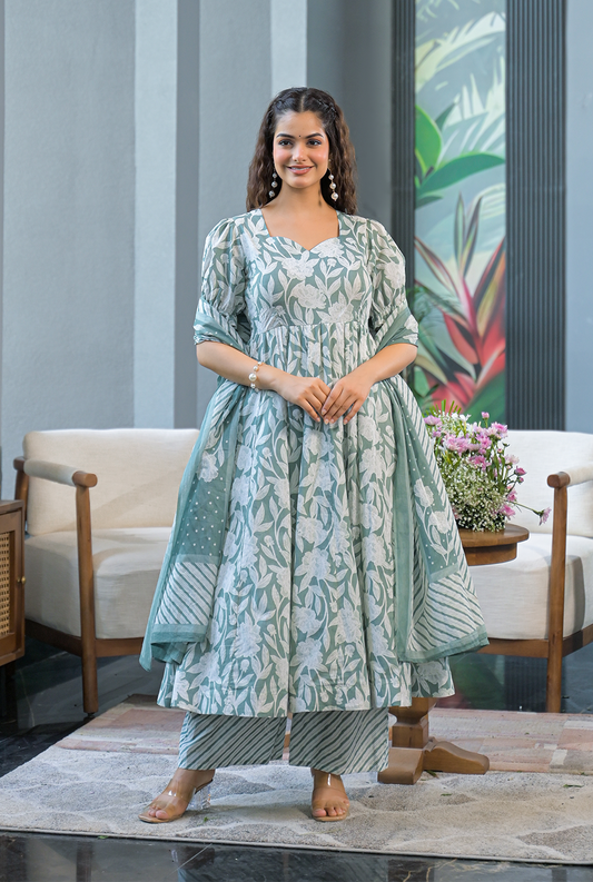 Ikshita cotton suit set