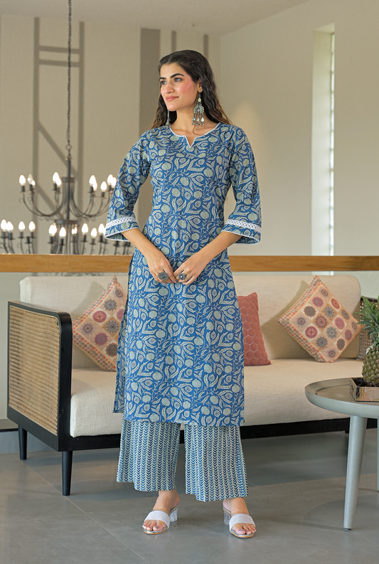 Naisha cotton kurta set