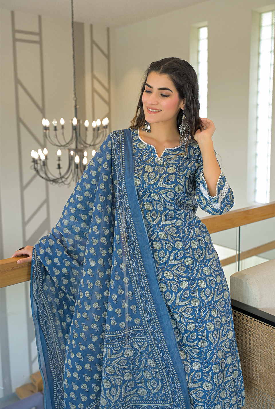 Naisha cotton kurta set