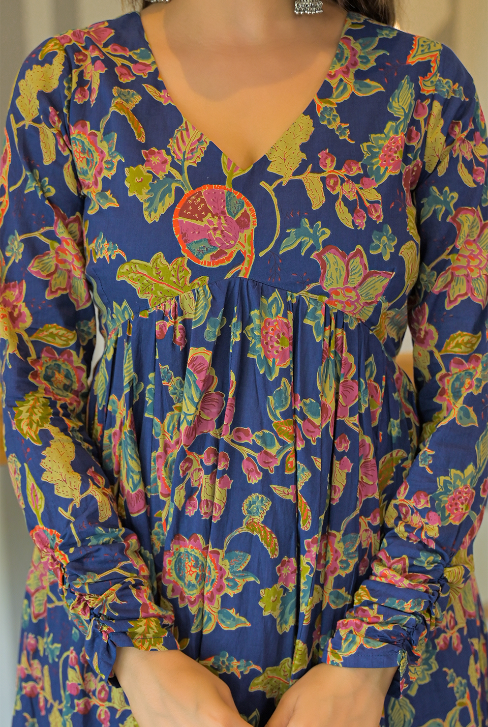 Inaaya blue cotton suit set