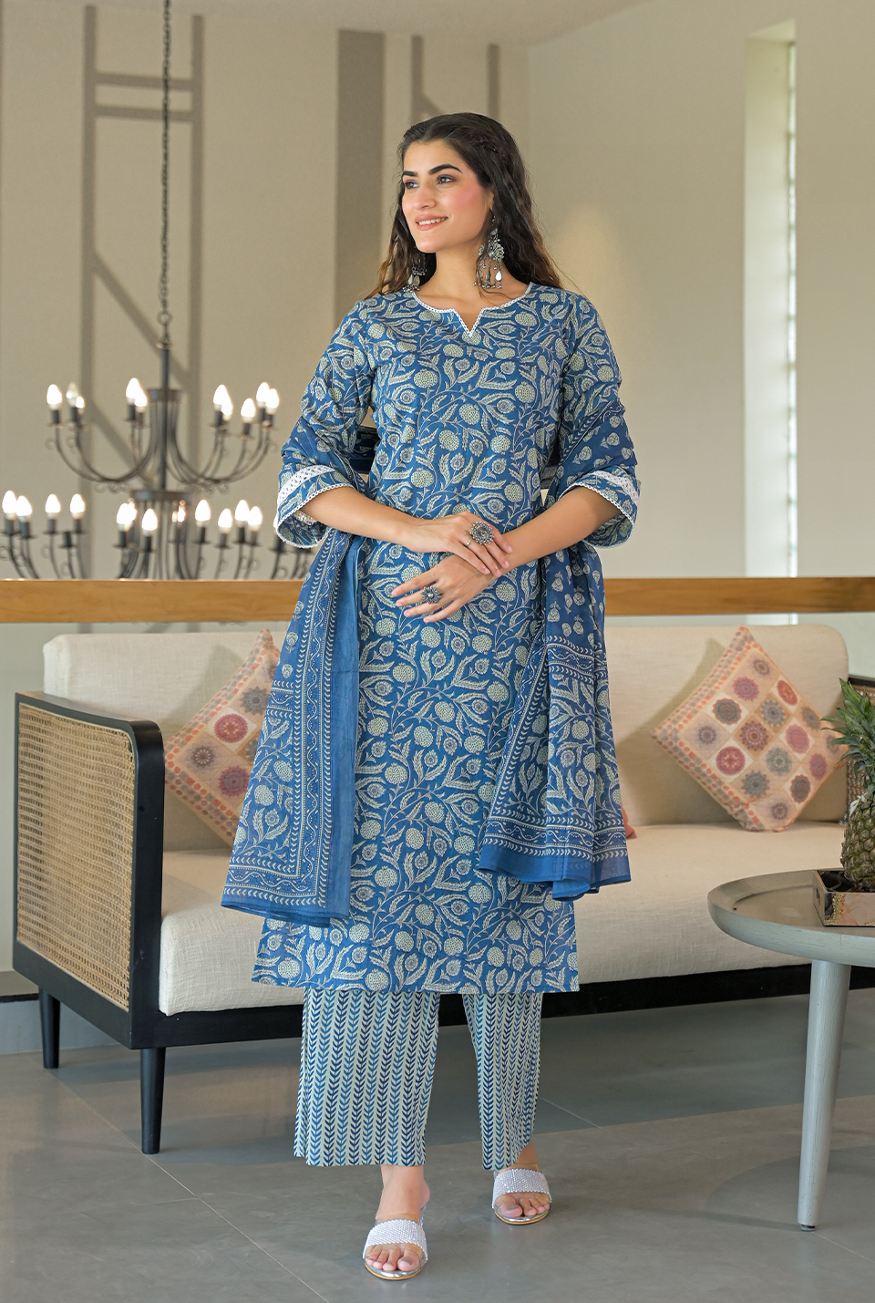 Naisha cotton kurta set
