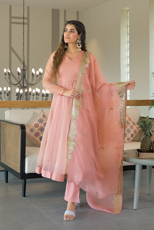 Sajani organza suit set