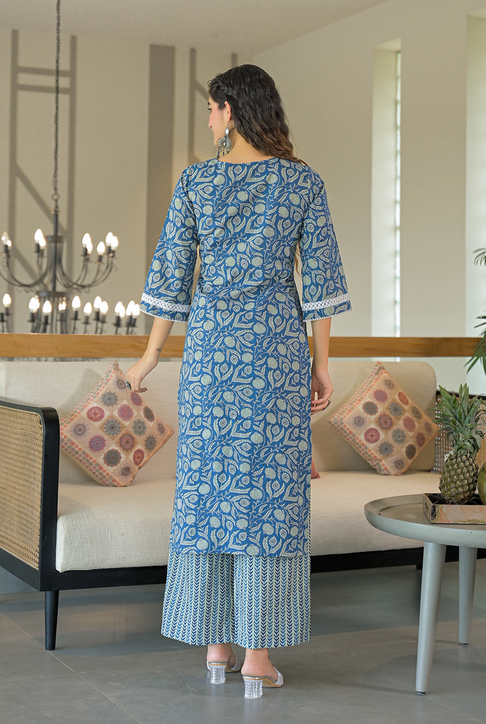 Naisha cotton kurta set