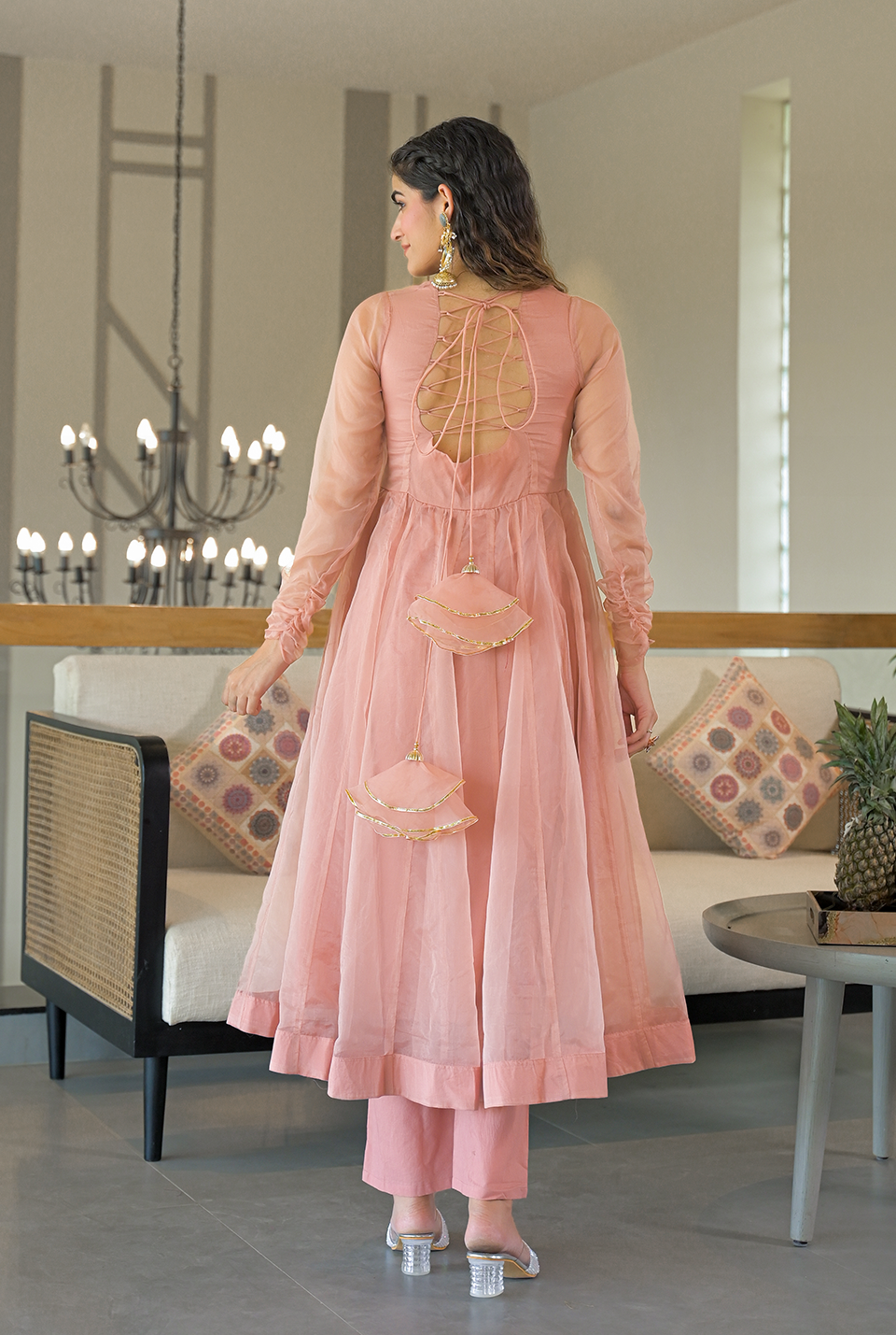 Sajani organza suit set