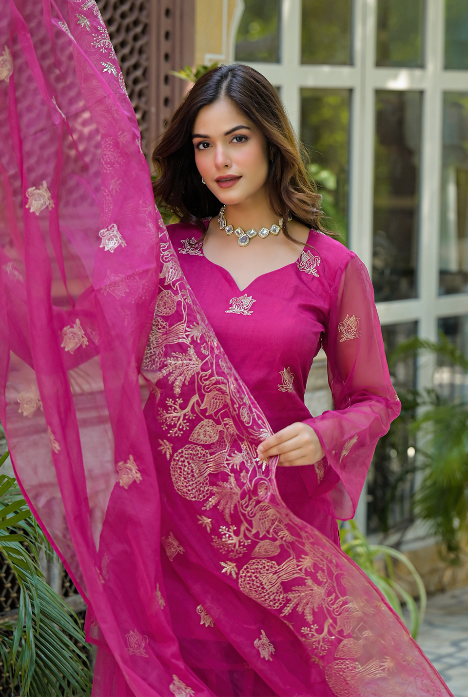 Dreamy Pink Organza Set