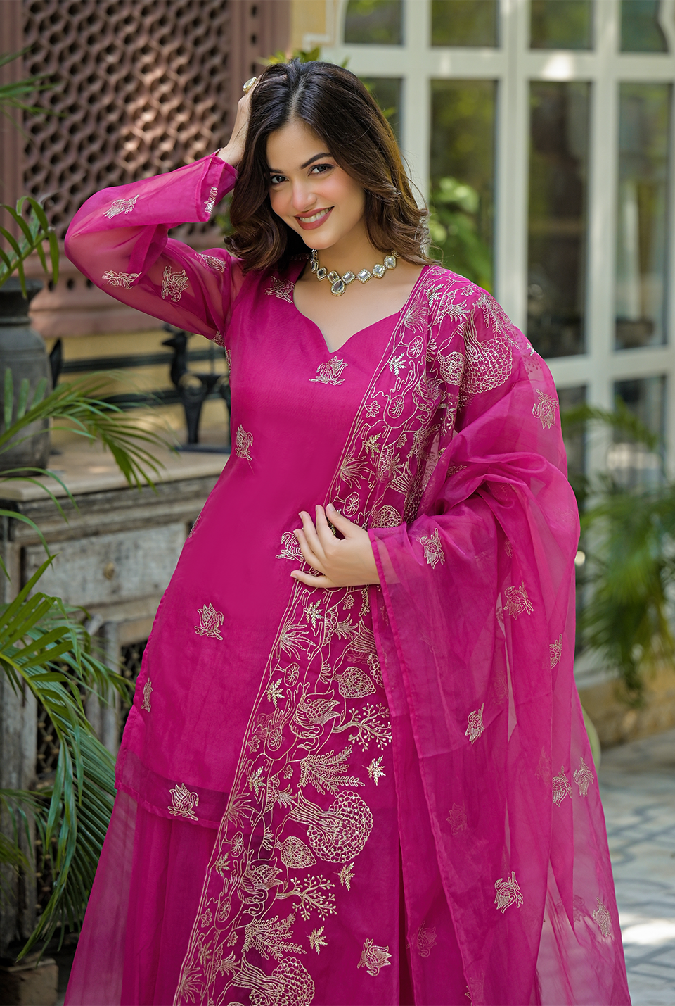 Dreamy Pink Organza Set