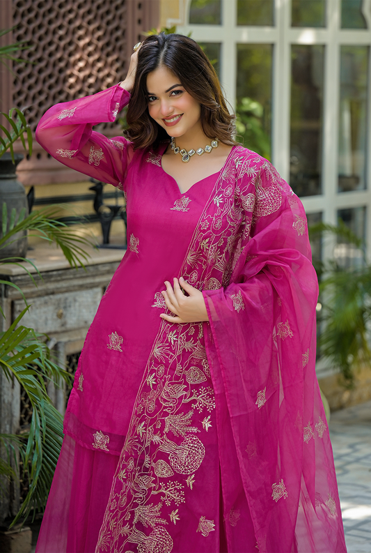 Dreamy Pink Organza Set