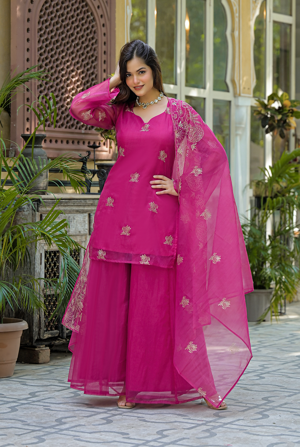 Dreamy Pink Organza Set