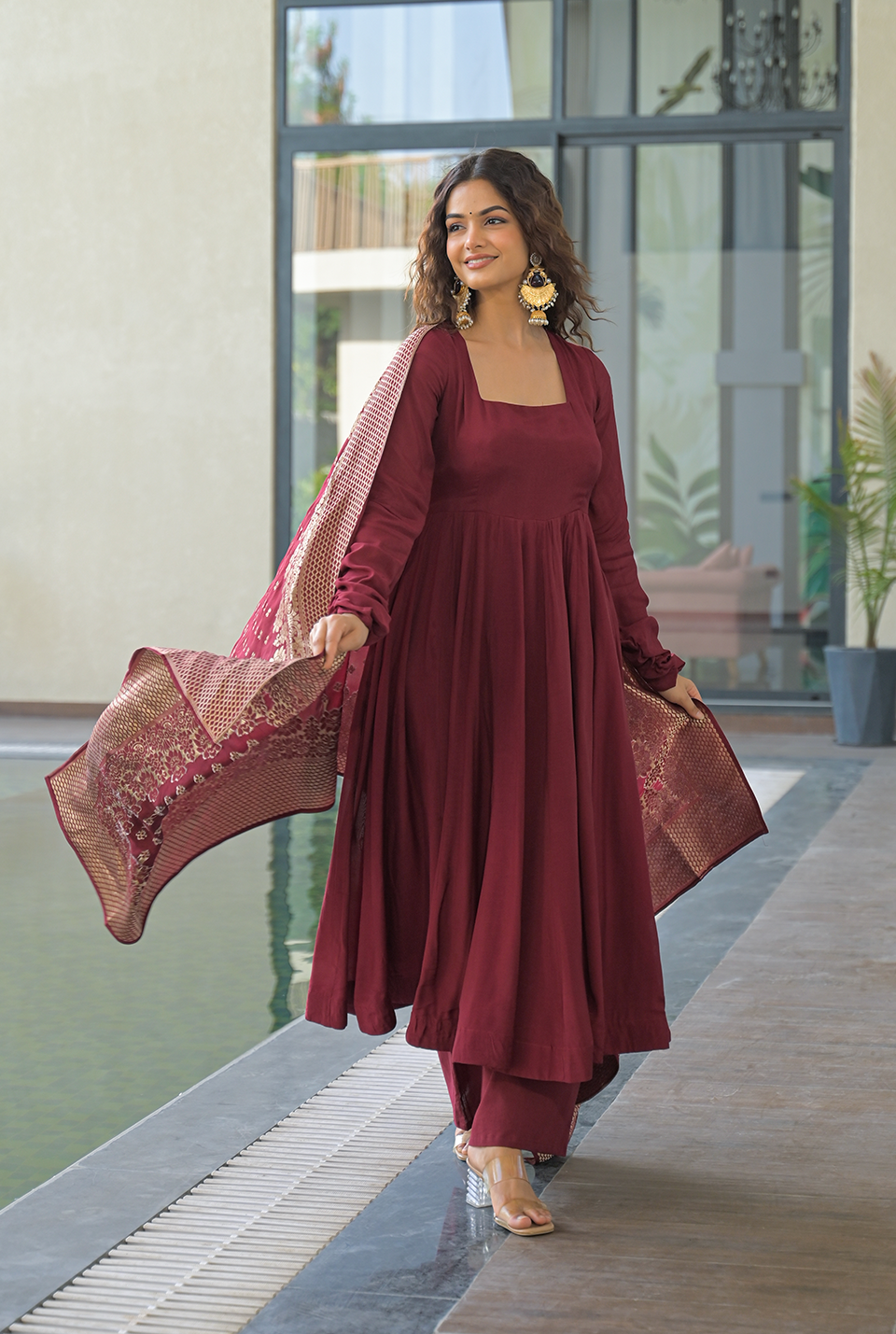 Aayat Silk suit set