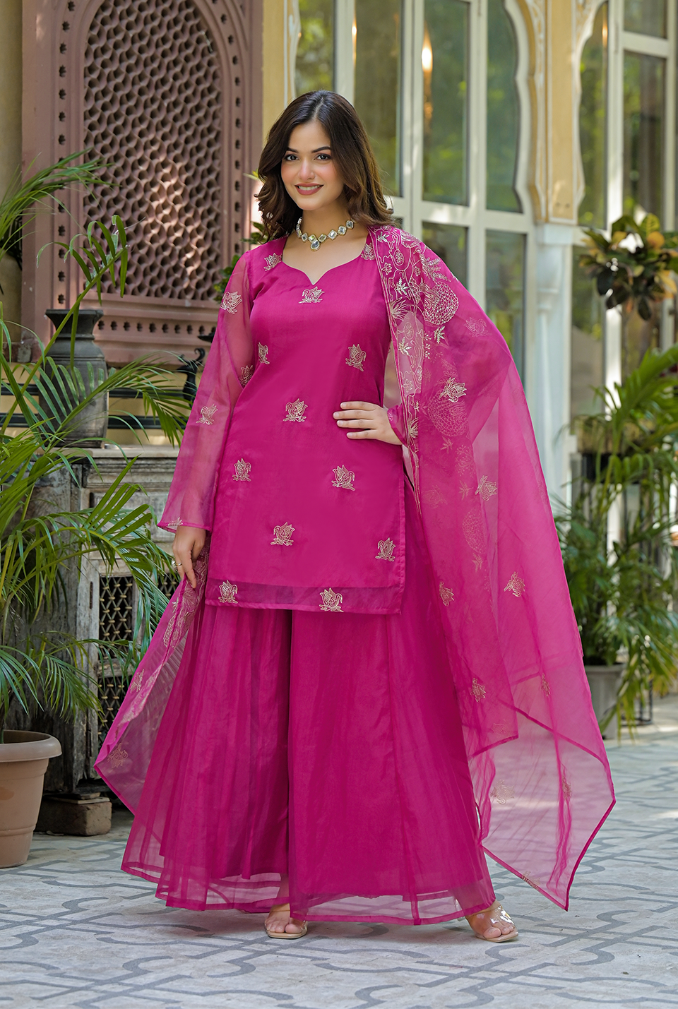 Dreamy Pink Organza Set