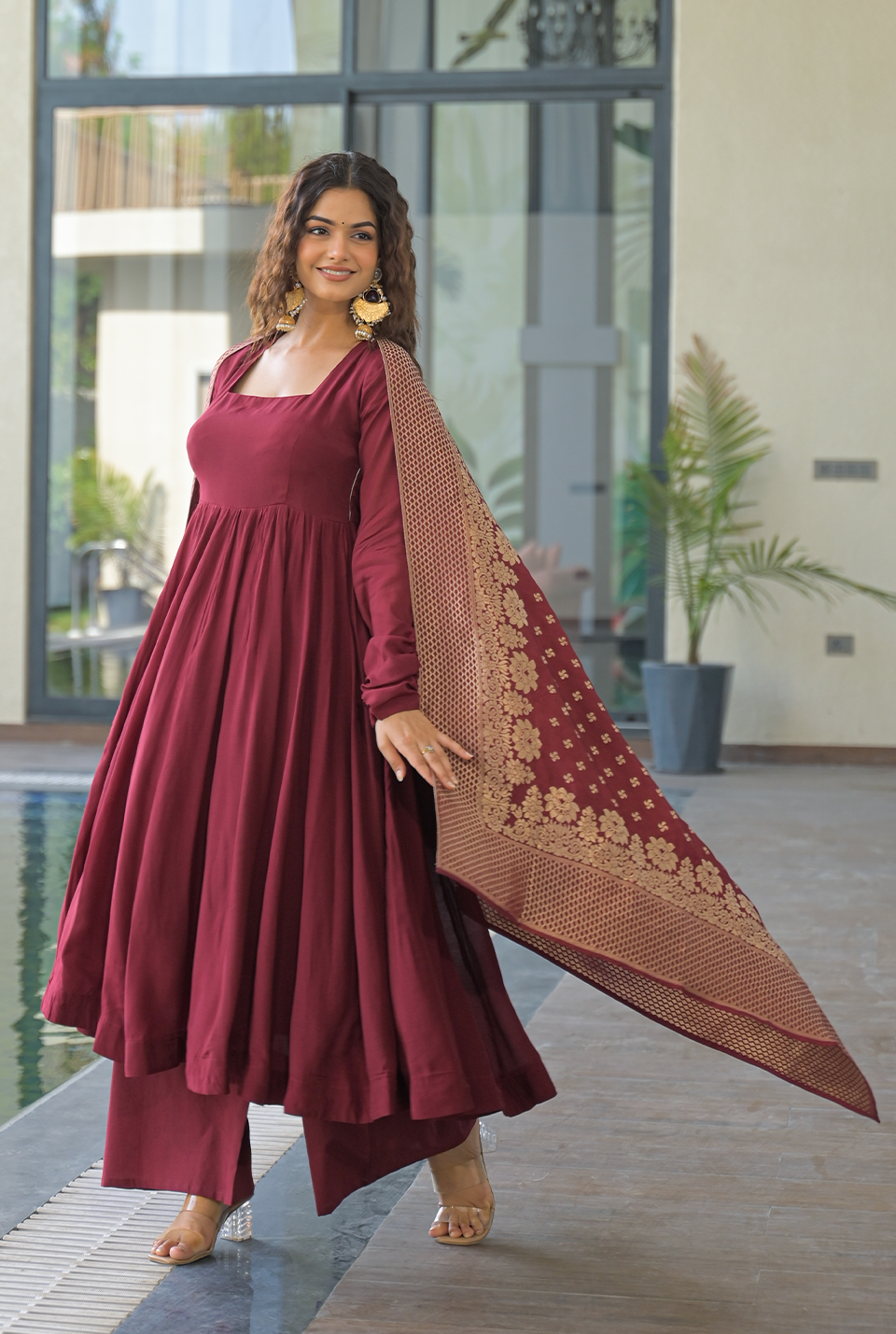 Aayat Silk suit set