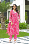 Jivika Pink Chiffon suit set