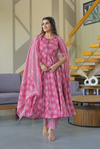 Gulabri Noor Cotton Suit Set