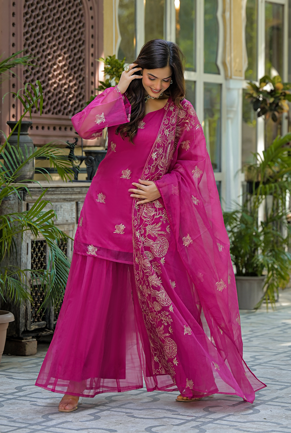 Dreamy Pink Organza Set