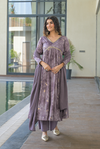 Sunehri muslin suit set