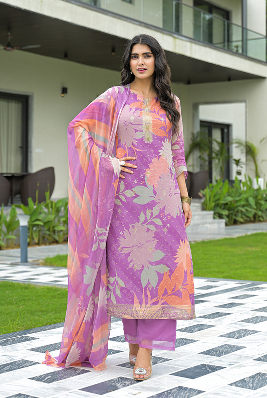 Jasmin Organza Suit Set