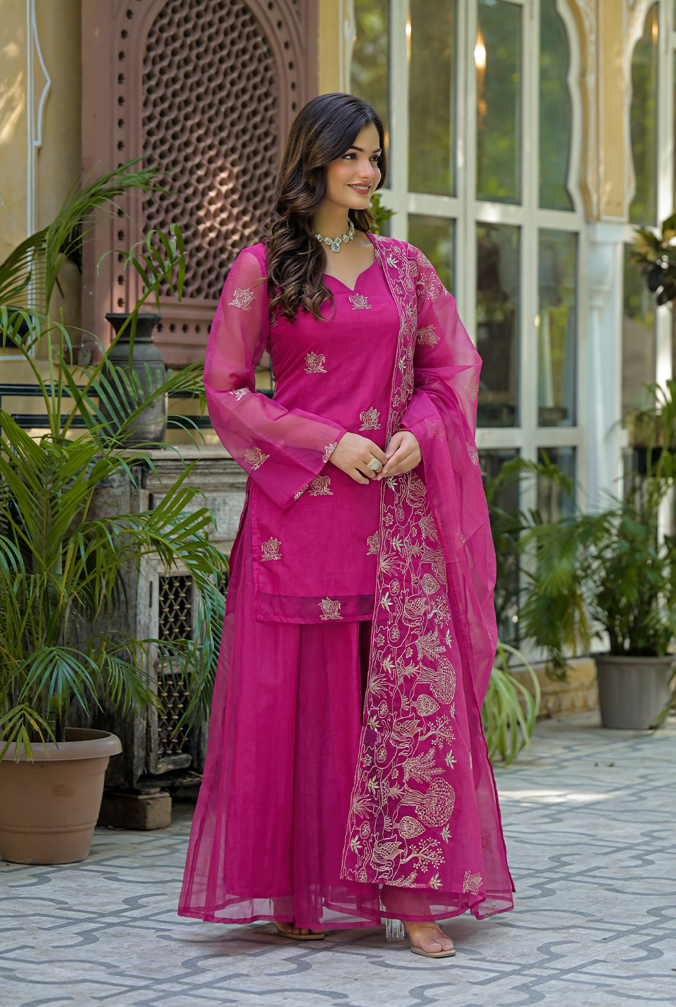 Dreamy Pink Organza Set