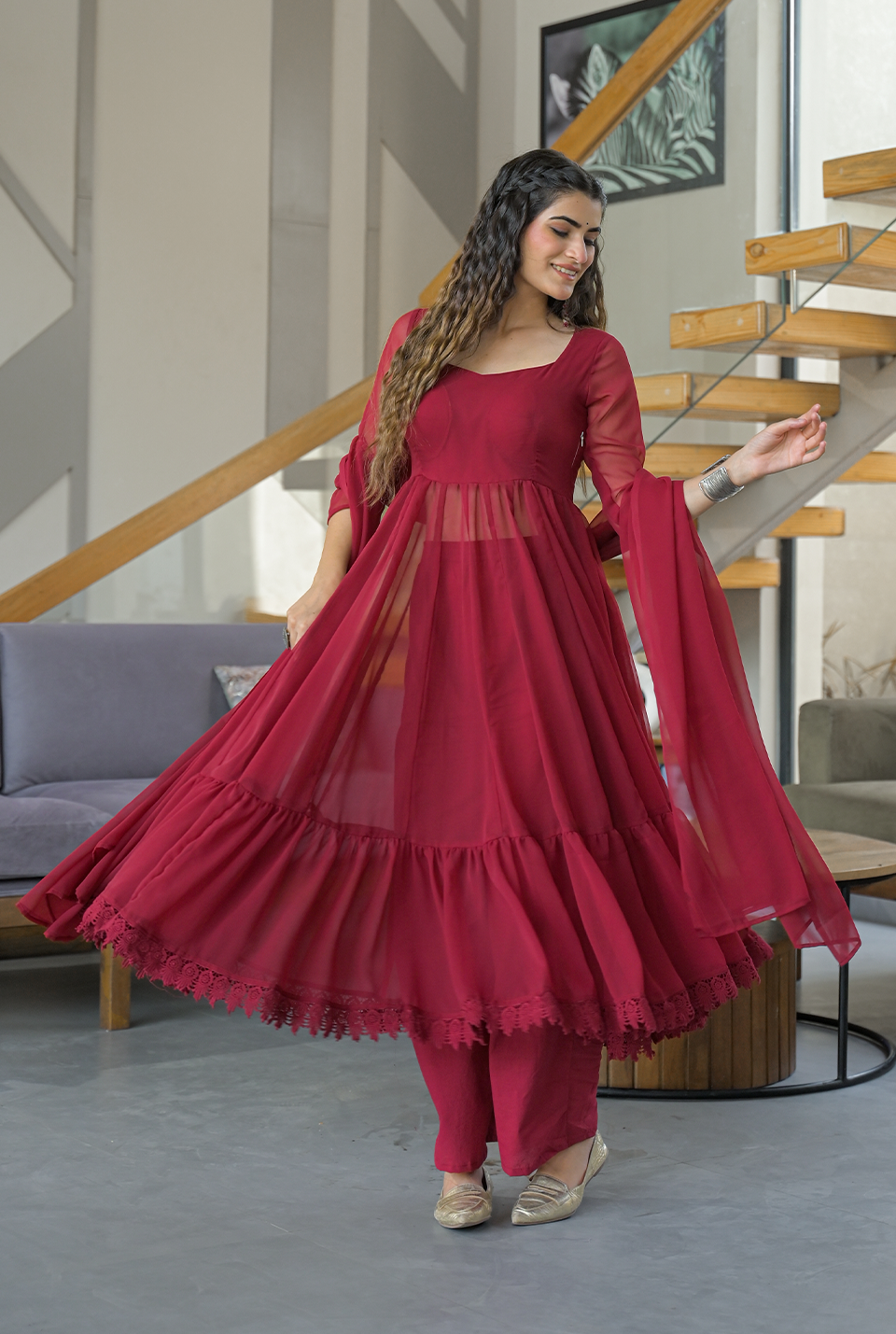 Raahi Georgette Suit Set