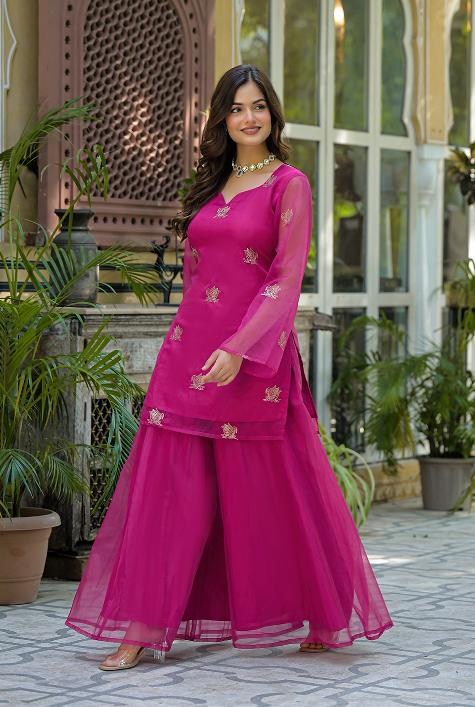 Dreamy Pink Organza Set