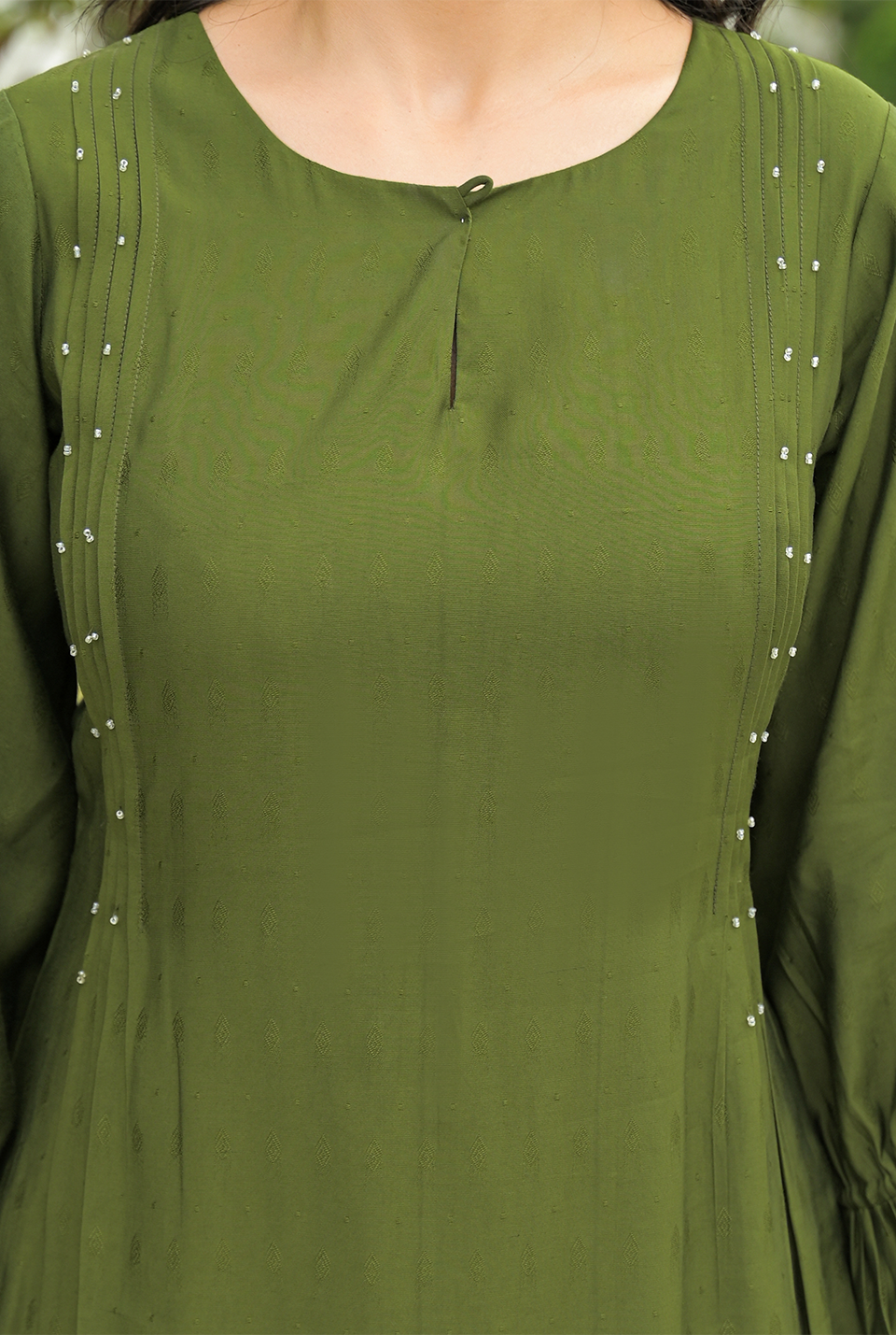 Autumn Green Kurta Set