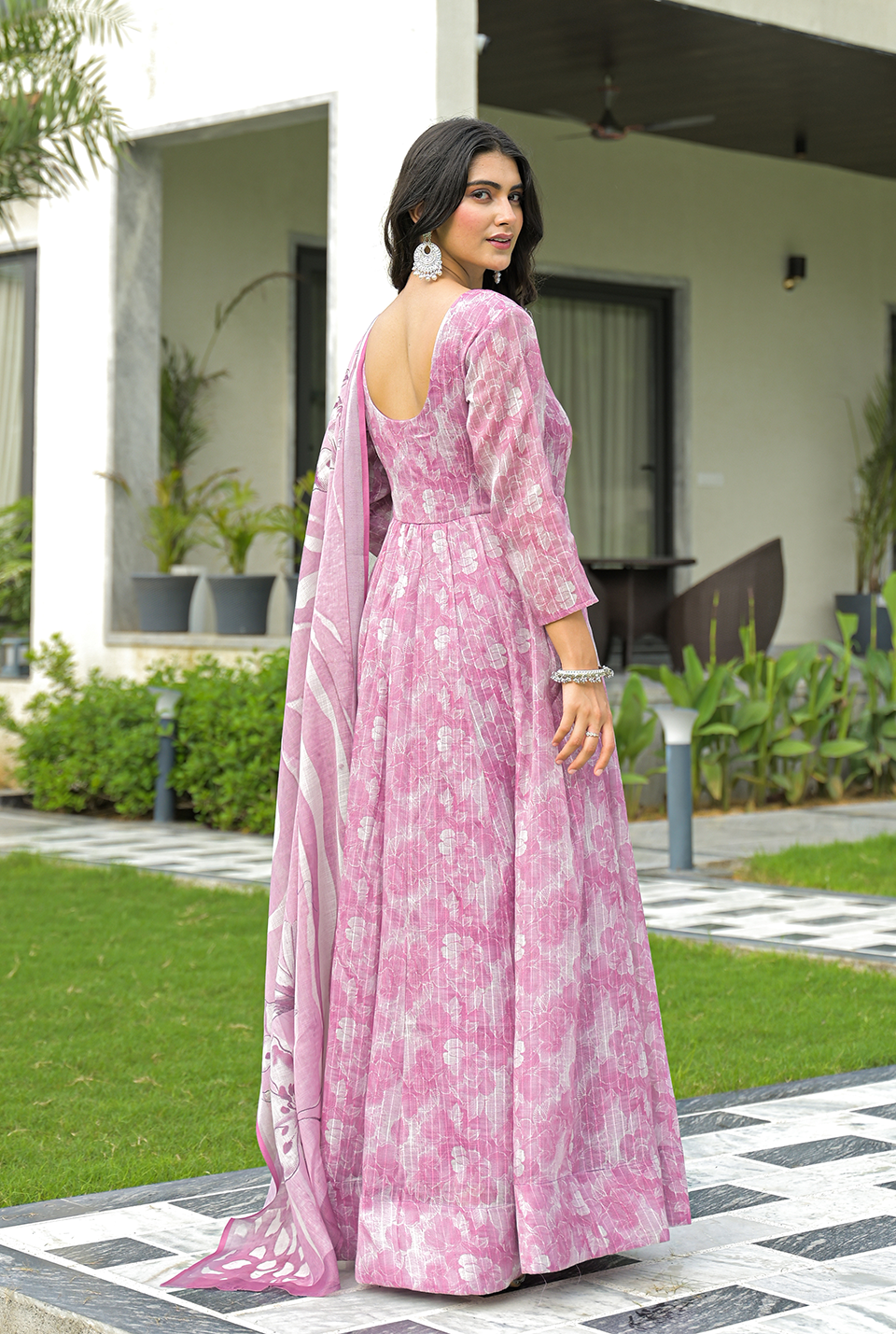 Dahila Pink Maxi Set