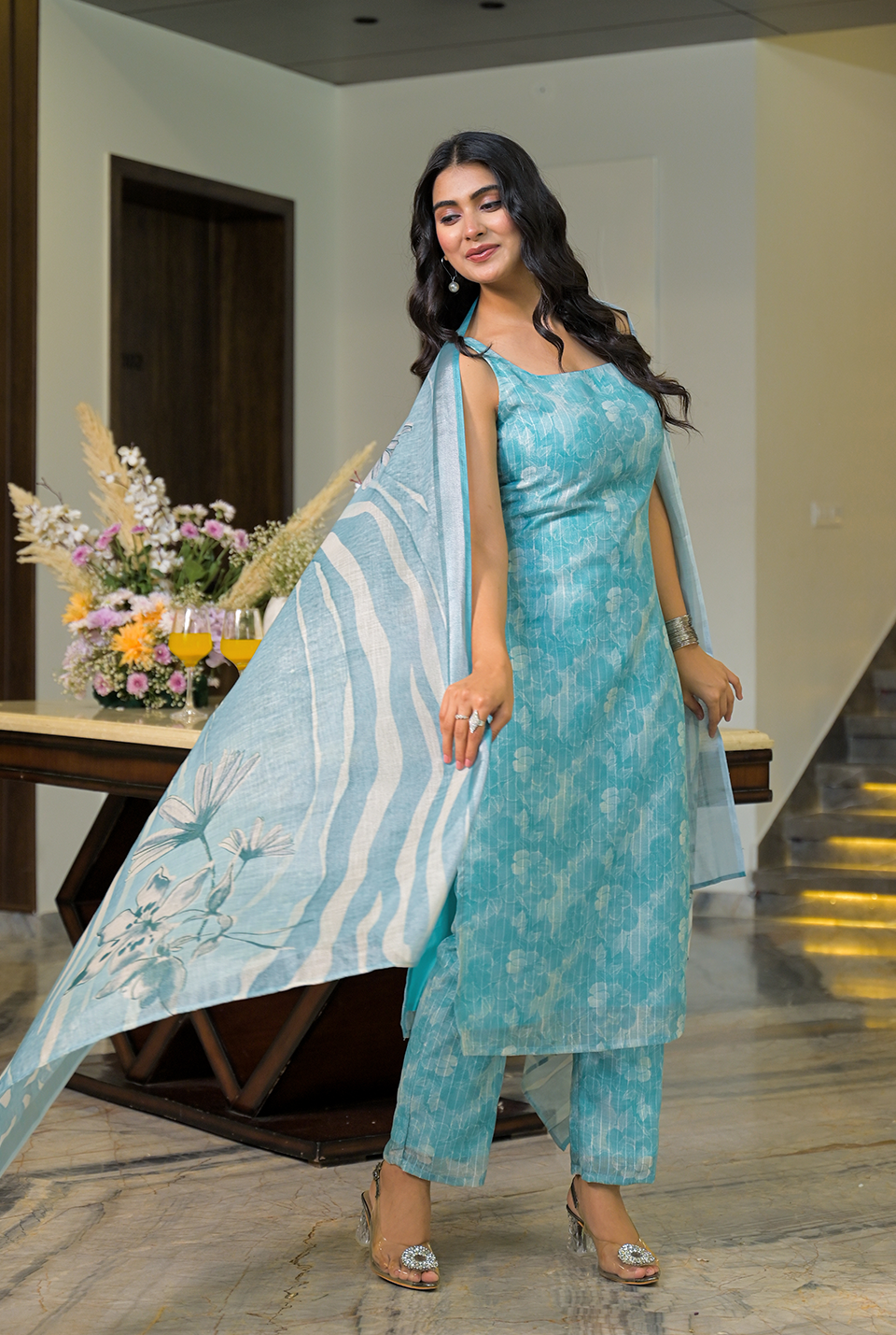 Erisha Blue Suit set