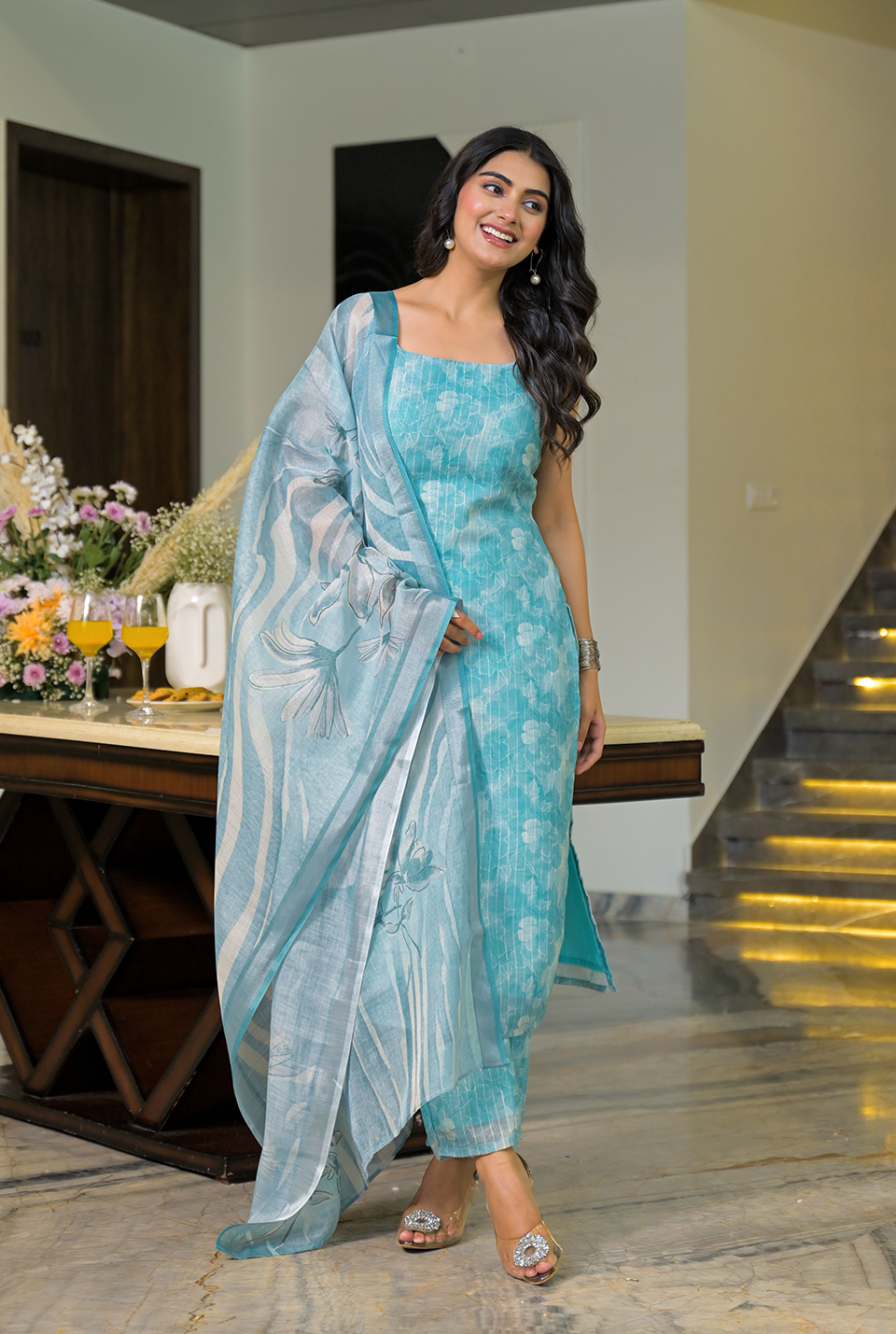 Erisha Blue Suit set