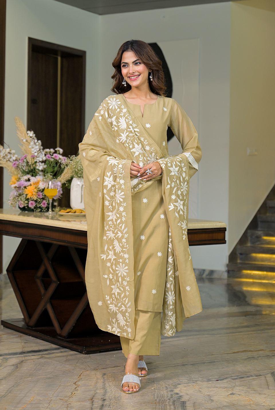 Zeenat Cotton Suit Set