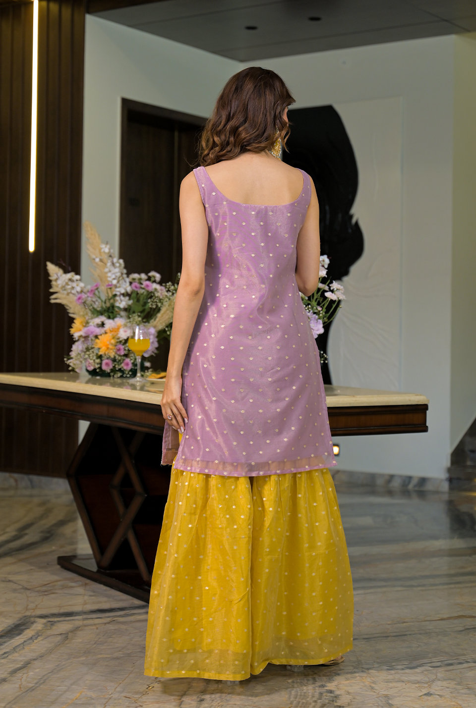 Mahira Multicolor Sharara Set