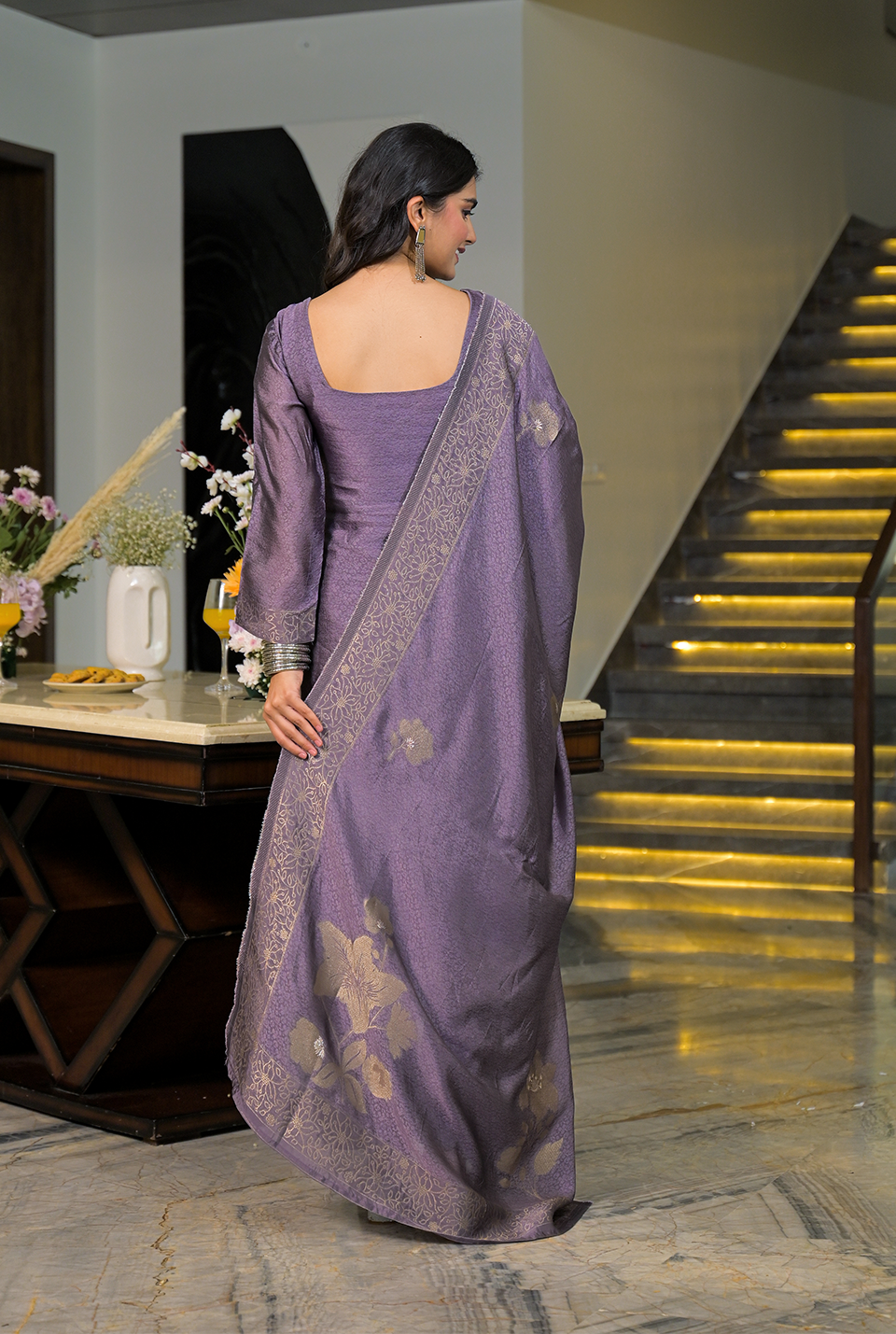 Ekanta silk suit set