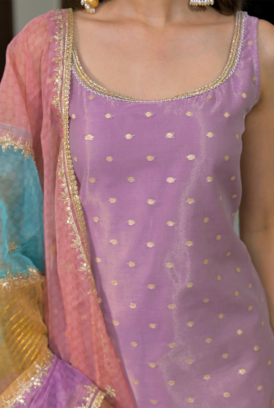 Mahira Multicolor Sharara Set