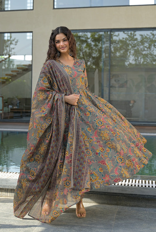 Kashvi cotton angrakha set