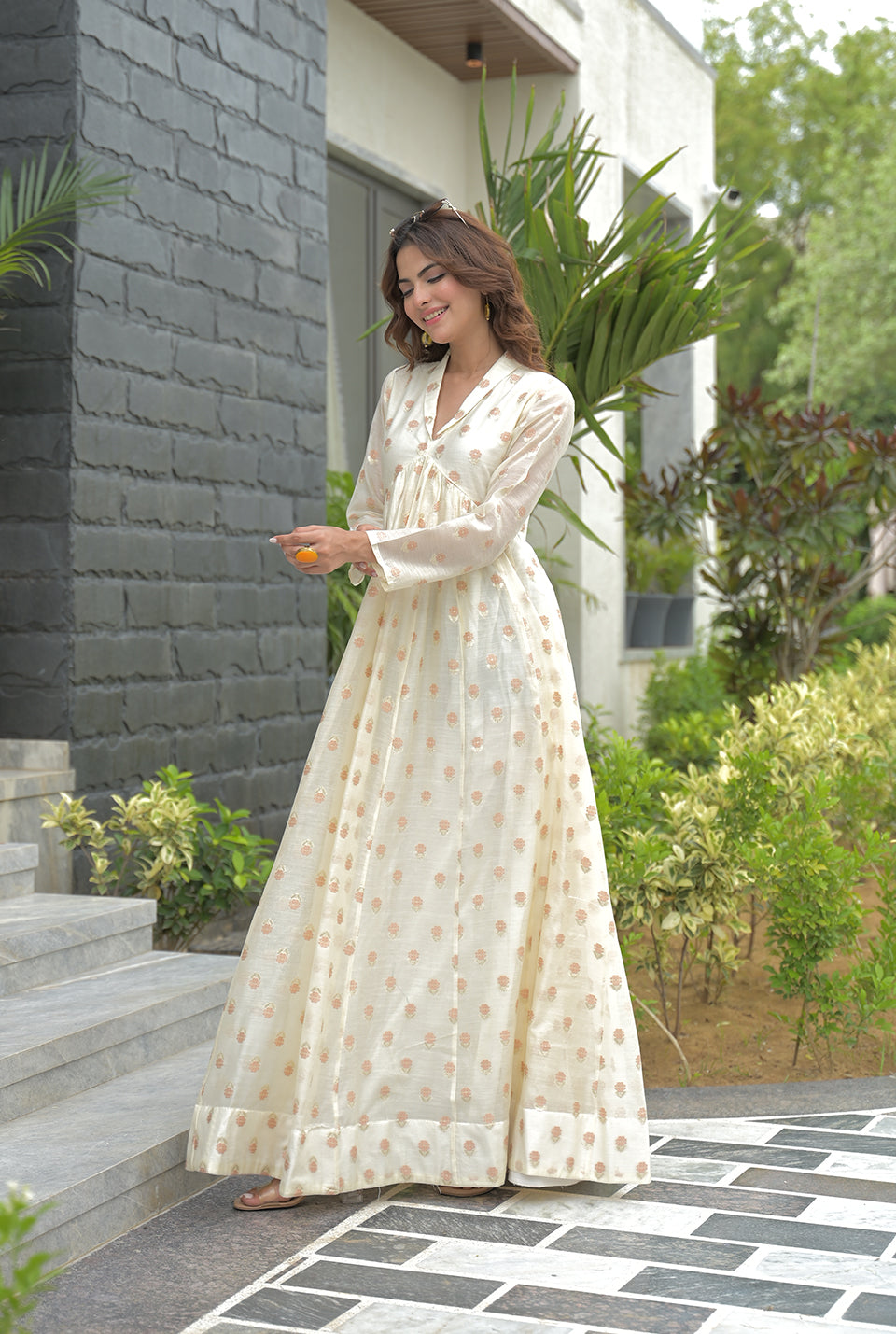 Nazneen pastel maxi set