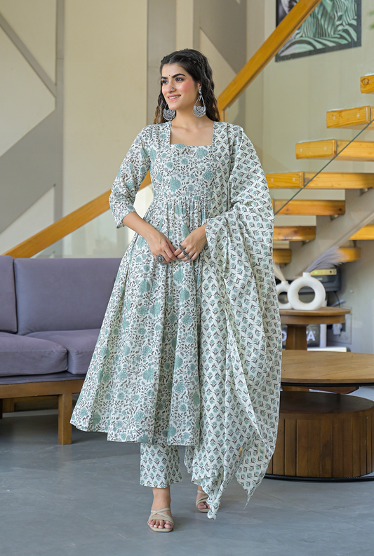 Narmada cotton suit set