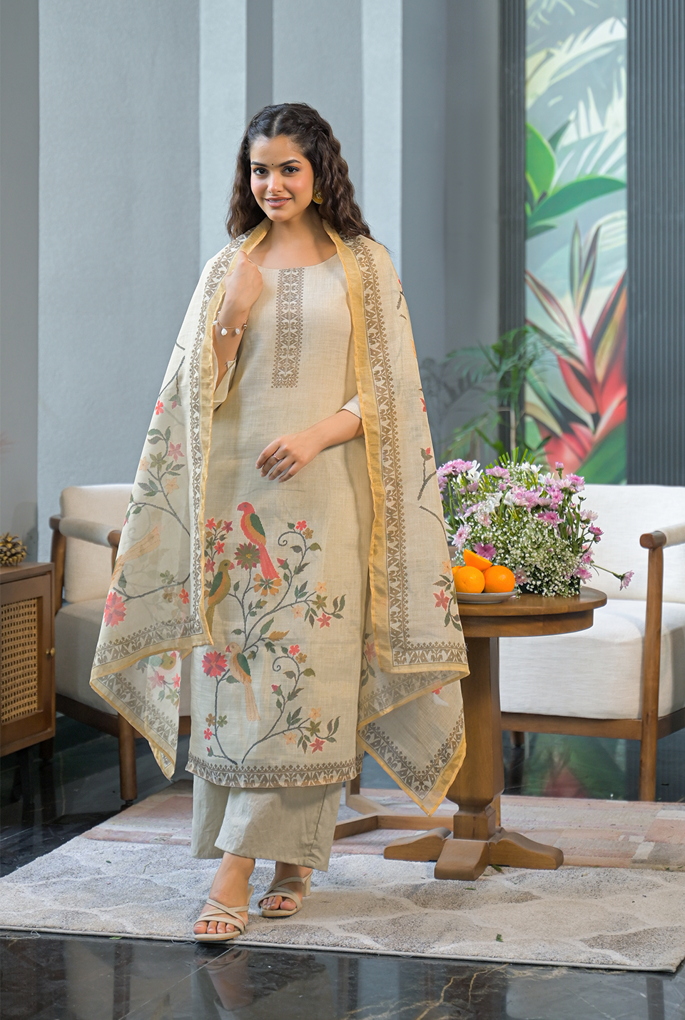 Karuna straight kurta set