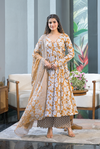 Ira cotton angrakha suit set