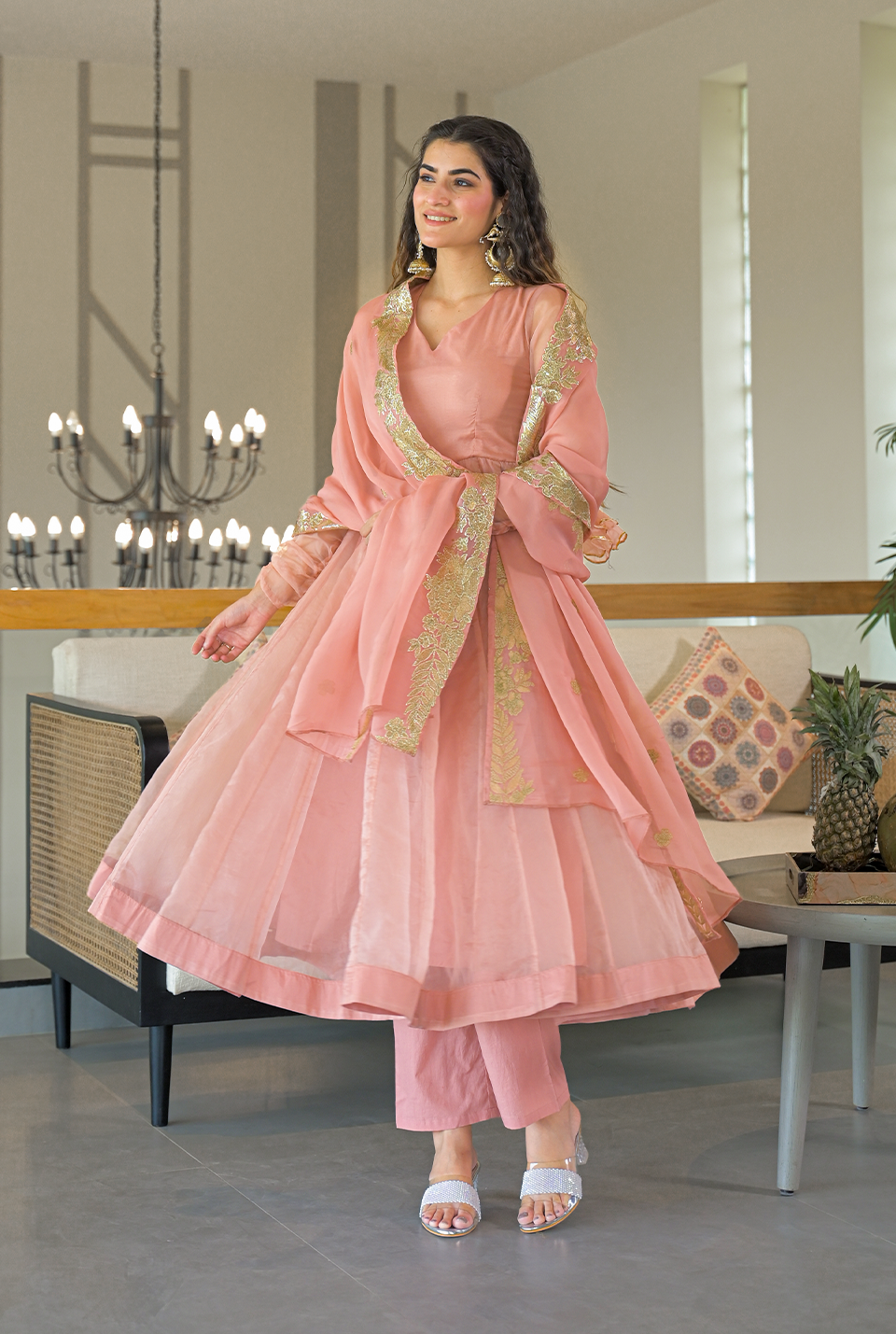 Sajani organza suit set