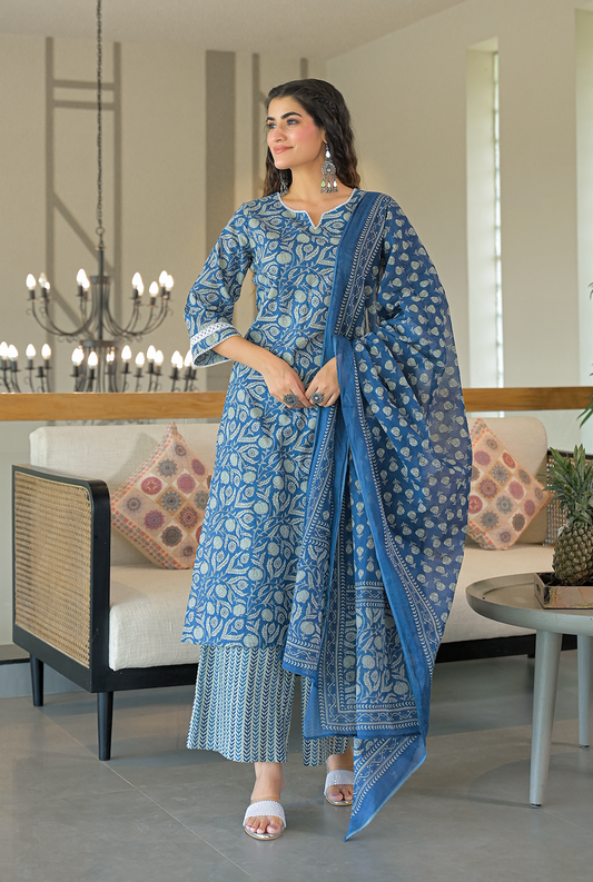 Naisha cotton kurta set