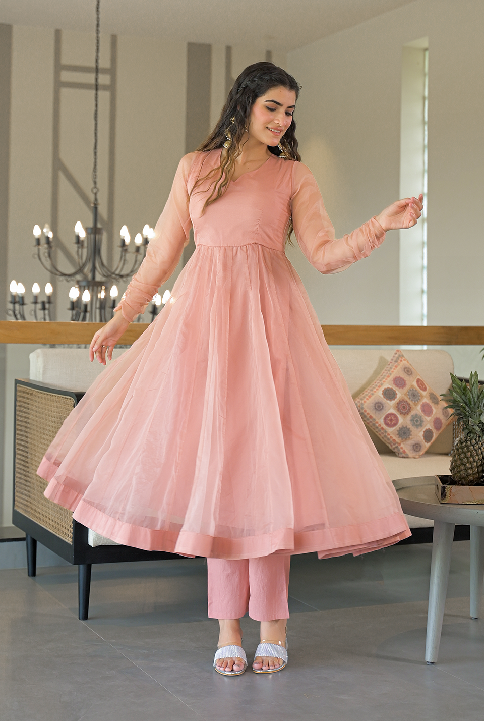 Sajani organza suit set