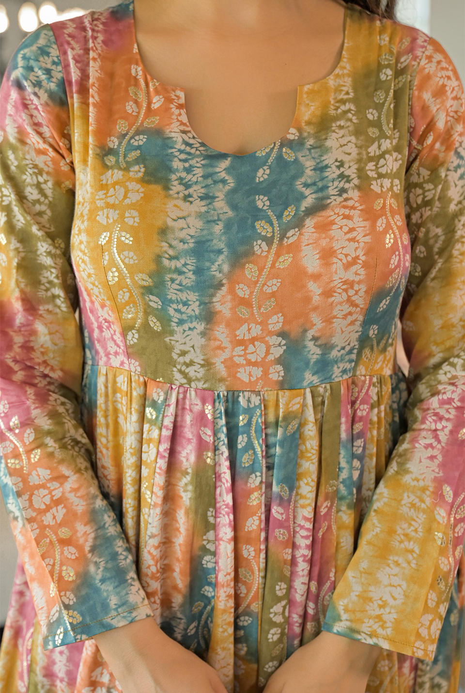 Ayesha multicolor maxi set